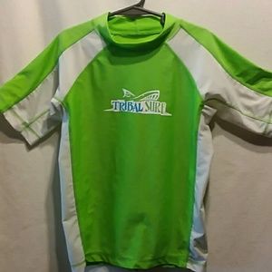 Tribal surf swim shirt